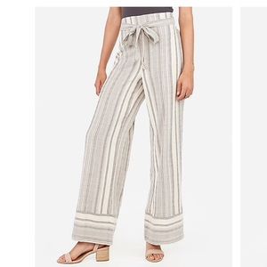 Express High Waisted Linen Pants‎